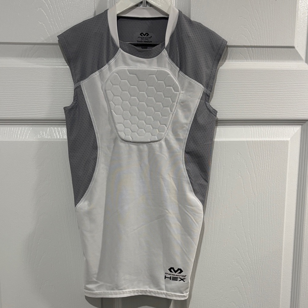 Gray and White Kids Protective Shirt